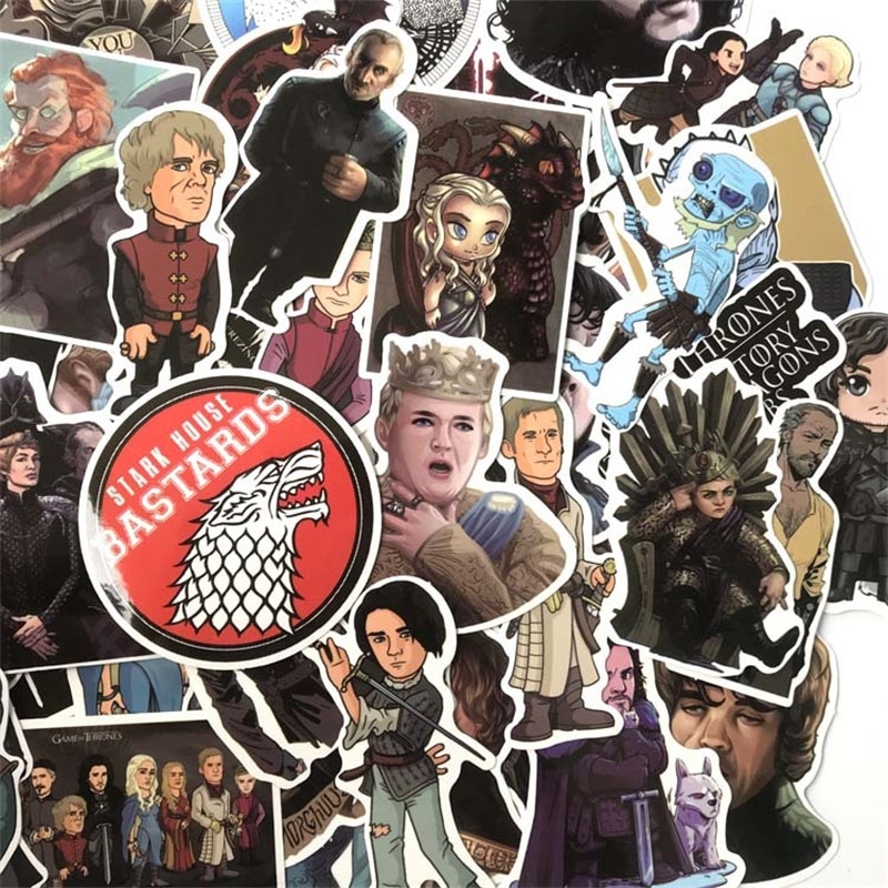 61 autocollants cartoon Game of Thrones - /medias/155716295634.jpg