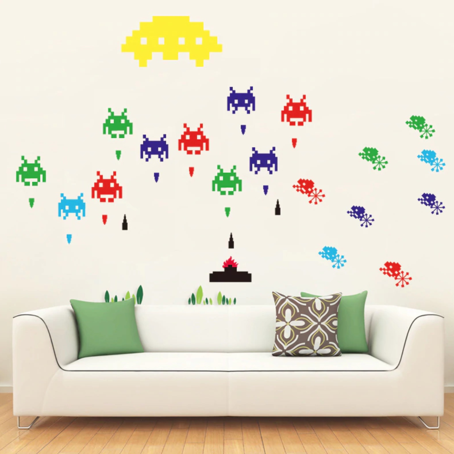 Stickers muraux Aliens / Space Invader - /medias/157209740250.jpg